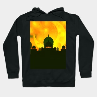 Glow Landscape Mosque Hoodie